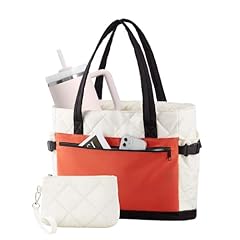 Beige-orangered-black