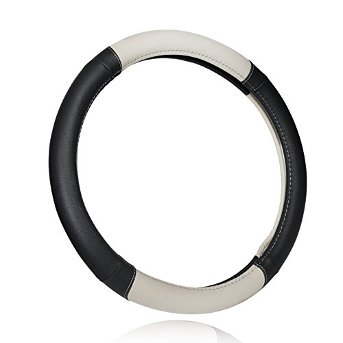 Mayco Bell Car Steering Wheel Cover 15 Inch Comfort Durability Safety (Gray) #TOP5