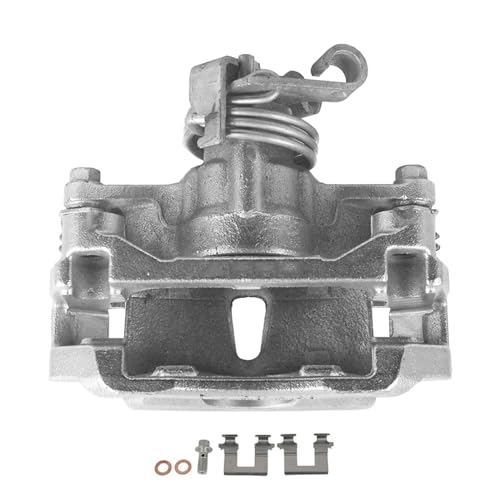 Image of Detroit Axle - Rear Right Brake Caliper w /Bracket Replacement for 2005-2009 Chevy Uplander Buick Terraza Pontiac Montana Saturn Relay
