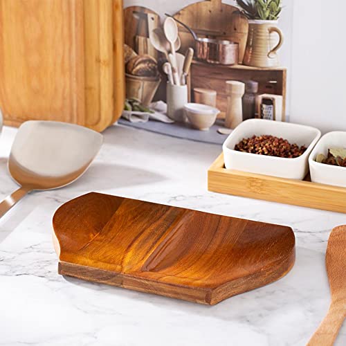 Nhkrte SR001 Acacia Spoon Rest, Double Spoon Rest thumb #6