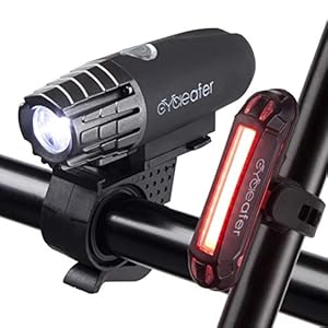 Cycleafer® Fietsverlichting set, USB oplaadbare fietsverlichting, Super KRACHTIGE lumen, Fietslichten set, LED…