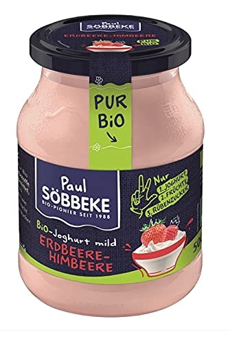 SÖB BIO PUR BIO Joghurt mild Erdbeere-Himbeere 3,8% (0.5 kg)
