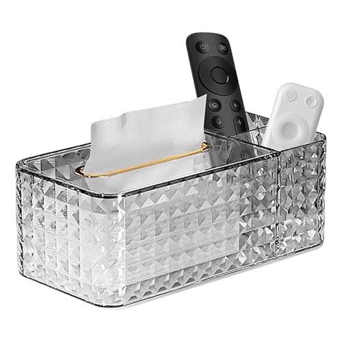 Estuche para pañuelos, soporte para caja de pañuelos | Soporte de tela de gran capacidad, elegante dispensador de pañuelos faciales, recipiente para servilletas para casa, estudio, restaurante, coche