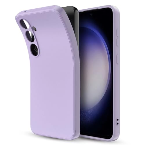 Image of Back Cover for Samsung Galaxy S23 FE 5G | Full Camera Protection | Premium Liquid Silicon Case | Flexible Bumper Case for Samsung Galaxy S23 FE 5G (Purple)