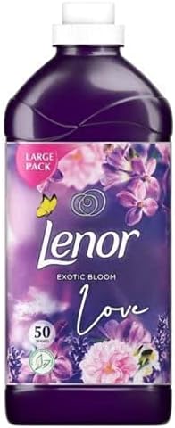 Lenor Fabric Conditioner, Washing Liquid Laundry Detergent, 50 Washes, 1.8 L, Exotic Bloom