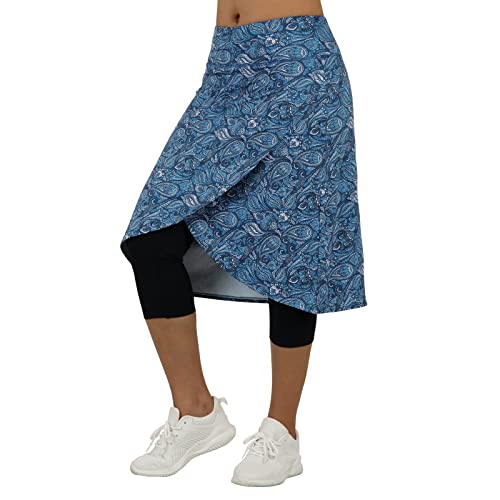 Image of ANIVIVO Skirted Legging for Women, Yoga Legging with Skirts &Women Tennis Leggings Clothes Pockets