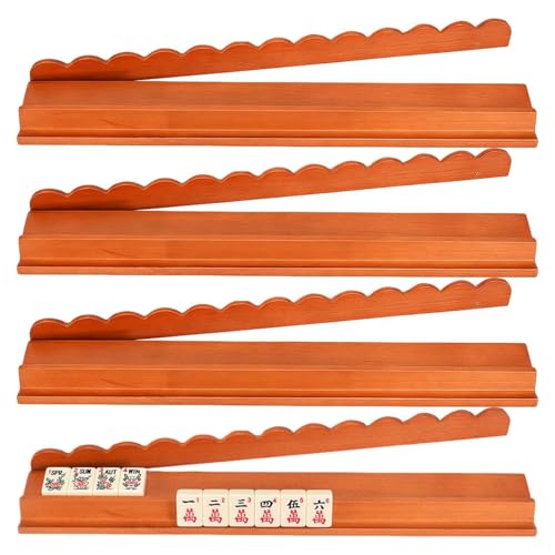 Plateaux de Mahjong en Bois pour Jeu à Domicile et Voyage en Famille