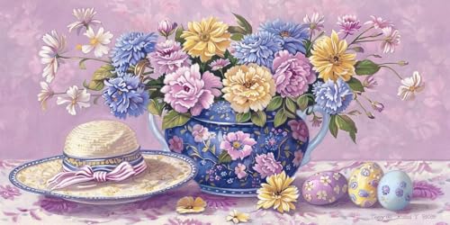 Diamond Painting Fleurs pour une décoration de salon zen et relaxante
