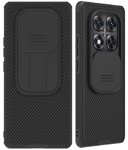 Image of Xiaomi Redmi Note 14 Pro 5G Case, Slim case Protective Cover with Camera Protector Hard Pc+TPU Ultra Thin Anti-Scratch Phone Case for Redmi Note 14 Pro 5G (Black)