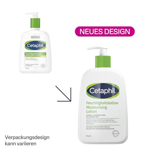 Cetaphil Feuchtigkeitslotion Körperpflege, empfindliche Haut, 473ml – Ansicht 3