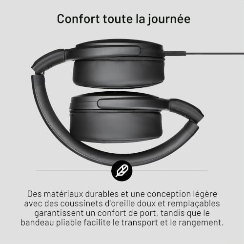 Casque Audio Sennheiser HD 400U – Filaire USB-C, Transducteurs 32 mm, Micro Intégré - vue 9