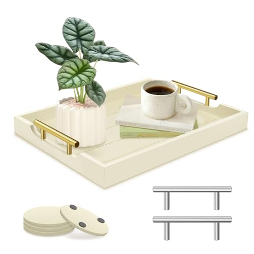 SXNOWS Coffee Table Tray - Large Ottoman Tray for Living