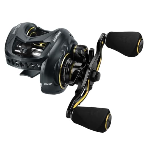 KastKing MegaJaws Elite Baitasting Reel,7.2:1, Left Handed,Fishing Reel,Dark Galaxy