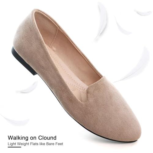 Image of SAILING LU Women Round Toe Comfortable Ballet Flats | Shoes for Women, Dressy, Slip-ons, Loafers