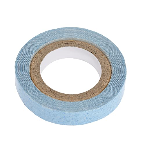 dalishopp 1 rolo de 0,8 cm 3 jardas fita de cabelo à prova d'água cola adesiva dupla face para exte