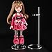 UCanaan 5 Pcs Doll Stands Kids Toys Accessories for 11.8 Inch Dolls Display Holder Suitable for 11''-13'' Dolls Transparent Stent Stand