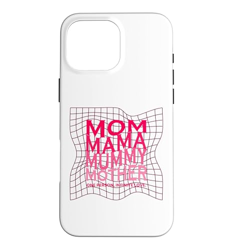 Mom Mama Mummy Mother One Person Infinite Love Groovy Mum �X�}�z�P�[�X iPhone 16 Pro Max �p