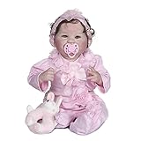 TERABITHIA 22 Inch Realistic Newborn Toddler Girl Doll Forever Yours Sweetheart, Reborn Baby Doll...