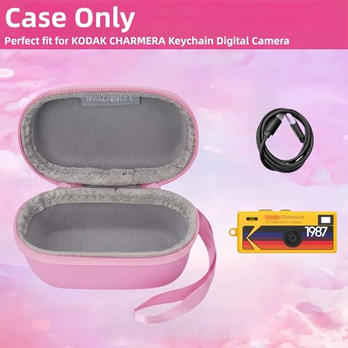 Estuche rígido para cámara KODAK Charmera rosa miniatura 2