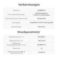 ANYCUBIC ABS Filament 1,75mm, Hoch Temperaturbeständiges, 1KG Schwarz – Ansicht 9