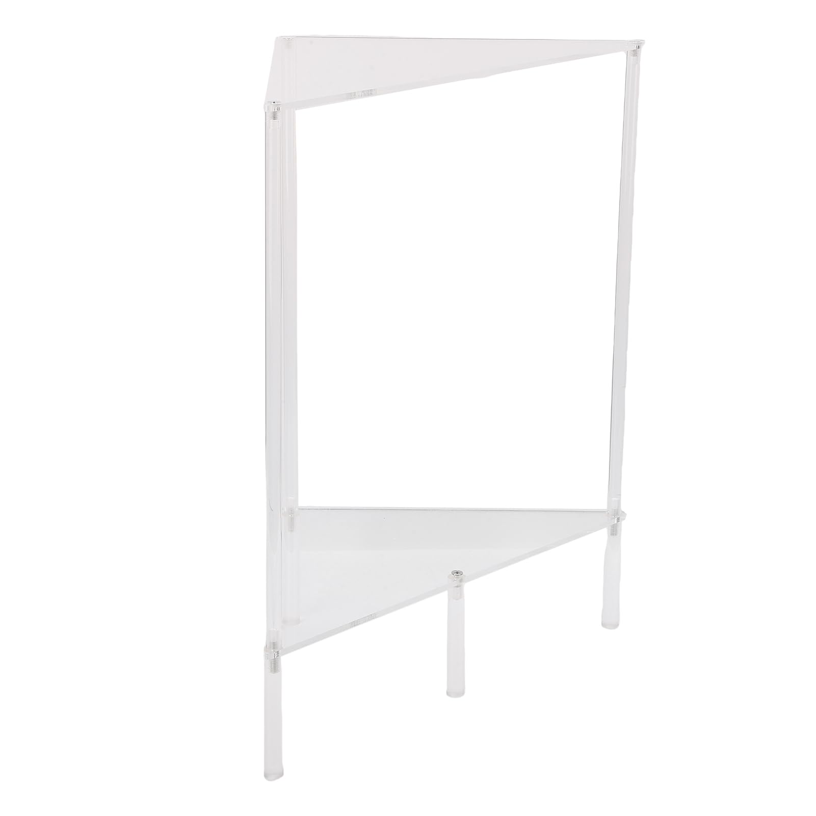 Mesa de Esquina Acrílica Triangular Ahorradora de Espacio