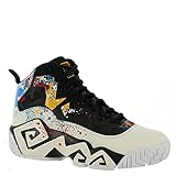 Fila MB GS Boys' Youth Basketball 4.5 M US Big Kid Gardenia-Black-White