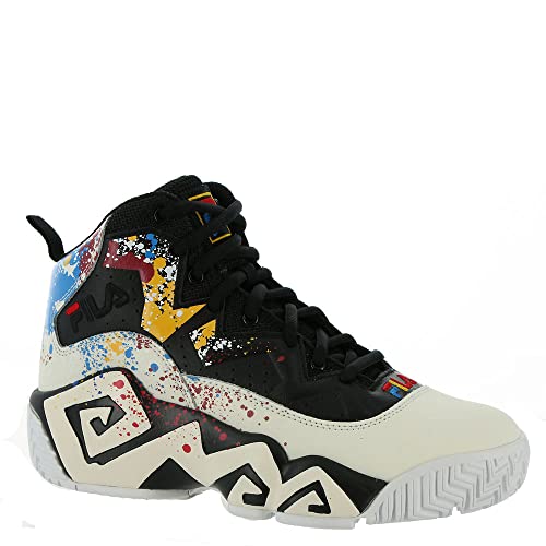 Fila MB GS Boys' Youth Basketball 4.5 M US Big Kid Gardenia-Black-White