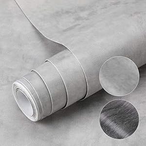 IMS 3D Cement Behang Muurstickers Decorfolie 61 x 500CM Wandpanelen Zelfklevende Concreet Patroon Folie Wandsticker van…