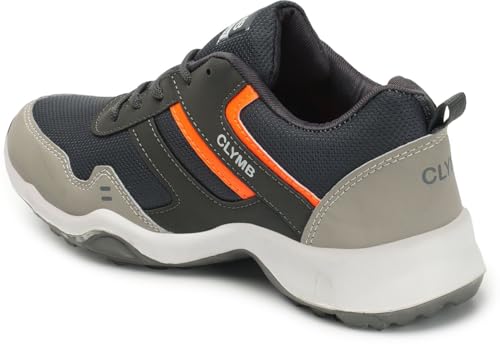 Image of CLYMB ES21 Sports Shoe with Synthetic Upper Lightweight Comfortable Mid Top Running Shoes for Men's & Boy's