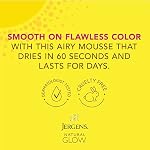 Jergens Natural Glow Instant Sun Body Mousse, Self Tanner for Light Bronze Tan, Sunless Tanning Body Bronzer for Natural Looking Color Instantly, 6 Oz - Image 4