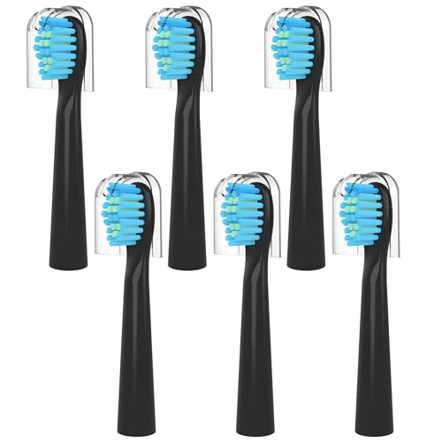 Relax Artist Toothbrush Heads for Fairywill Replacement Brush Heads for Fairy Will FW-507/508/551/515/917/959/2011 for FairyWill FW-D1/D3/D7/D8 6-Pack