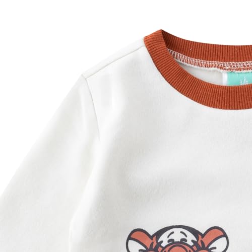 Disney Winnie The Pooh 2 Piece Baby Boys Fleece Sweatshirt and Pants Set for Infant3