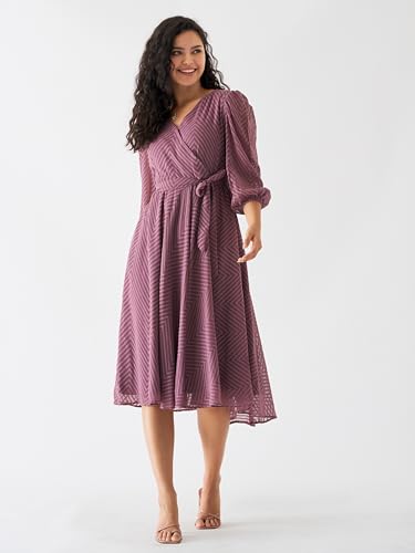 Image of AASK Women Fancy Plain & Solid Designer Dress for Women