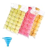 Sellado automático: después de llenar la bolsa de cubitos de hielo con líquido, apriete la entrada de agua y voltee la bolsa de cubitos de hielo, la entrada de agua se sellará automáticamente.