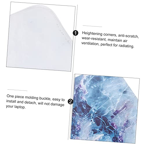 Carcasa para portátil con hebilla moldeada DOITOOL protector de plástico rígido transparente 2