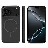 SSKT for iPhone 17 Case with Screen Protector, Silicone Shockproof Slim Protective Cover, Compatible with MagSafe and Anti-Scratch Phone Case for iPhone 17 (Black, for iPhone 17 Pro Max 6.9 inch)