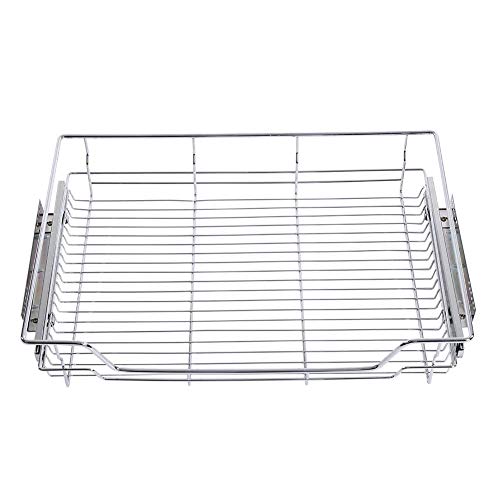 nobrands Kast mand - uittrekbare kastmand van roestvrij staal voor kookpan voor huishoudelijk gebruik (720 mm)