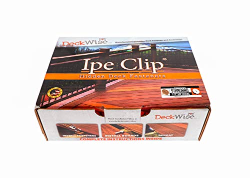 DeckWise Ipe Clip Extreme Hidden Deck Fasteners, 3/32