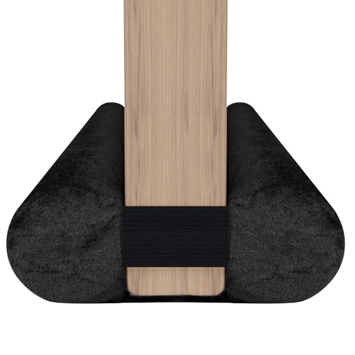 BKSAI Upgraded Door Draft Stopper for Bottom of Door, Under Door Gap Filler for Big Gap, No Folding Required, Flexible Installation Door Sweep soundproofing Strip for Home & Apartment, 28-32in, Black