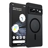 LeYi for Pixel-7-Pro Case: Google Pixel 7 Pro Case [MagSafe Fit], Magnetic Slim Matte Translucent Military-Grde Protection Funda para Googlr 7Pro 257GB Smartphone Android Mobile Unlocked, Black
