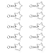 NUEAYMS Elegant Keychain, 10PCS Star Shape Keychains Unique Figure 8 Designs Alloy Texture Suitable for Fashion Enthusiasts and Gift Lovers