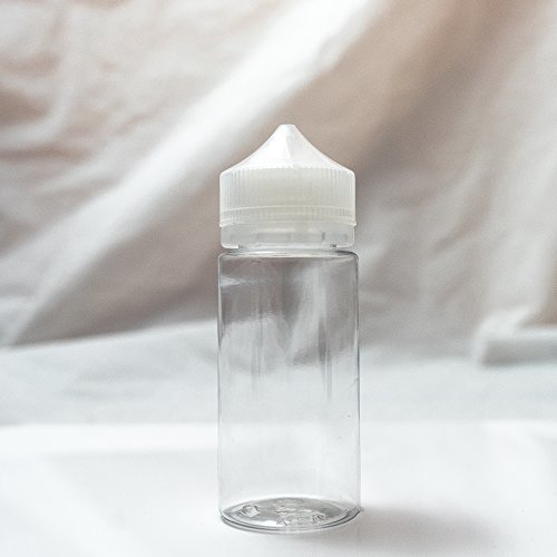Chubby Gorilla PET Bottles (3-Pack) (100ML, Clear Transparent w White Cap)