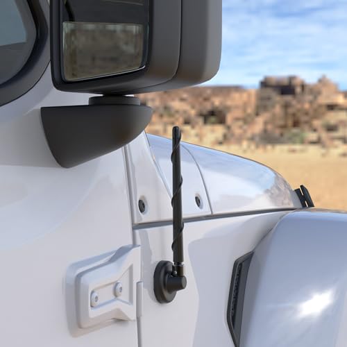 Image of BASIKER Short Antenna Fit for Jeep Wrangler Gladiator JL Rubicon 4xe Sahara