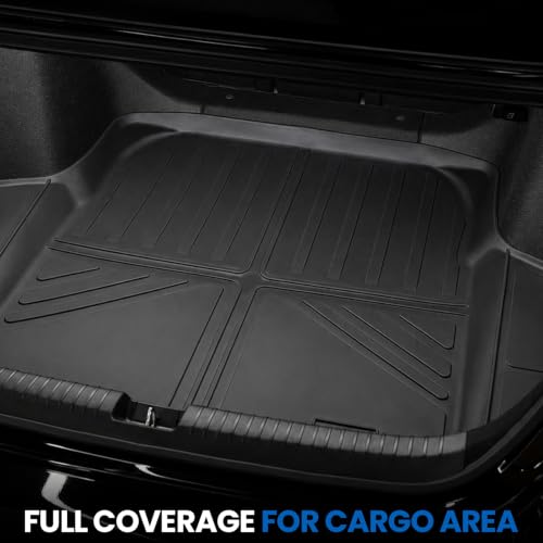 Image of Floor Mats for Honda Accord 2023-2026 Hybrid & Gas, w /Cargo Mat | Full Protection Mat Set with Cargo Liner, All Weather TPE, Non Slip & Odorless & Scratch Proof, 11th Gen Accord Accessories
