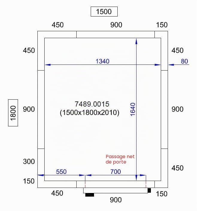 CombiSteel Professional Cold Room - Height 2010 mm