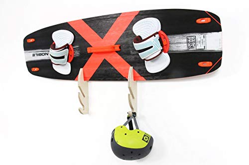 Handmade Wooden Snowboard Rack 3.8 x 15.2 x 0.7 inches