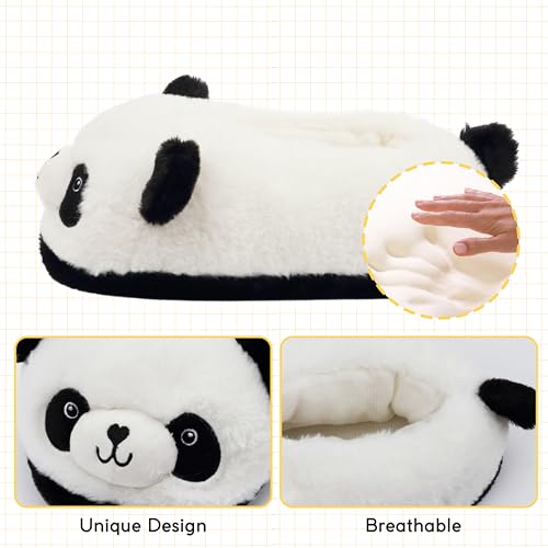 Novelty Women Animal Slippers Cute Soft Plush House Shoes Fluffy Warm Slippers Cartoon Gifts for Birthday Christmas4