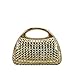 Produktbild KJBDQQH Diamantenbesetzte Handtasche Diamantbesetzte magnetische Promi-Party-Bankett-Schulter-Crossbody-Tasche, tragbare Dinner-Tasche(Gold)
