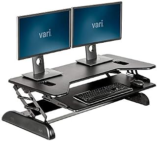 Vari Cube Plus Series – Height Adjustable Standing Desk Converter – Stand Up