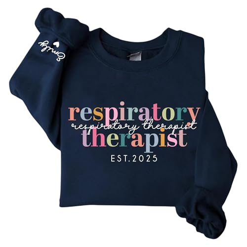 Custom Respiratory Therapist Sweatshirt, Personalized Respiratory Therapist Shirt, RT RRT RP Appreciation Gift